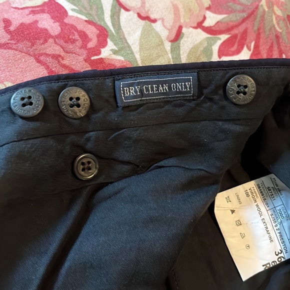 Vtg '01 RALPH LAUREN Size 36”W x 33”L Virgin Wool ExtraFine Pant Suspender Btn - Picture 7 of 16